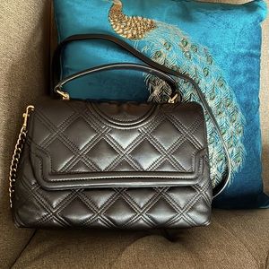 Tory Burch Fleming soft top-handle satchel